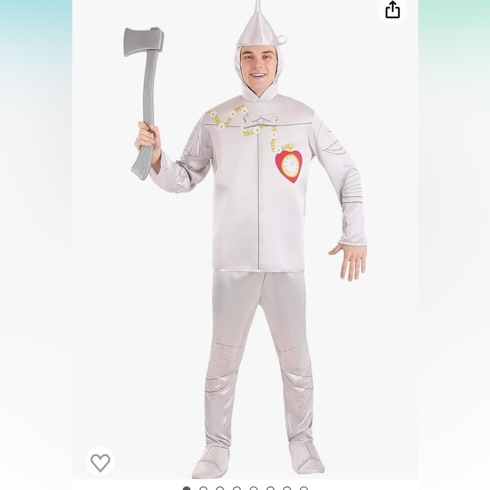 Wizard of Oz Tim Man Costume size large